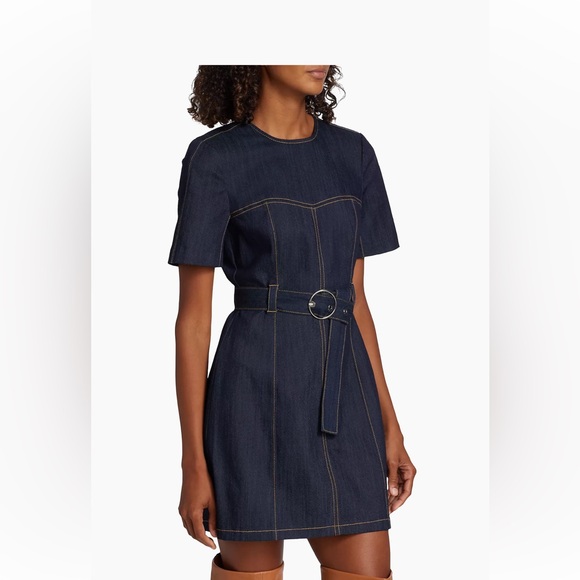 Cinq à Sept
Siv Belted Denim Minidress - Picture 5 of 10